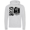 Cross neck hoodie Thumbnail