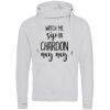 Cross neck hoodie Thumbnail