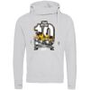 Cross neck hoodie Thumbnail